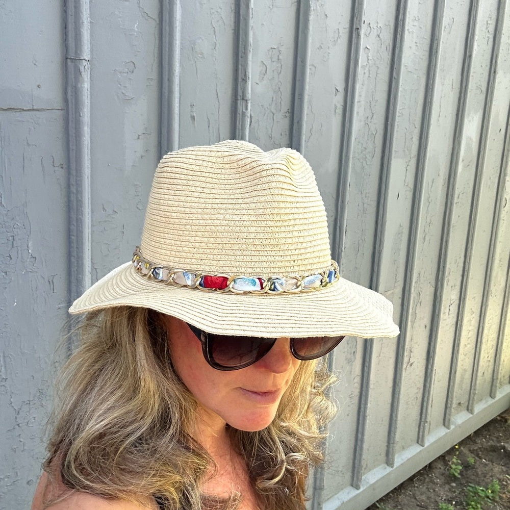 Charlie Paige Paper Woven Hat