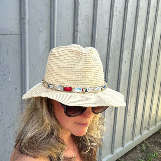 Charlie Paige Paper Woven Hat