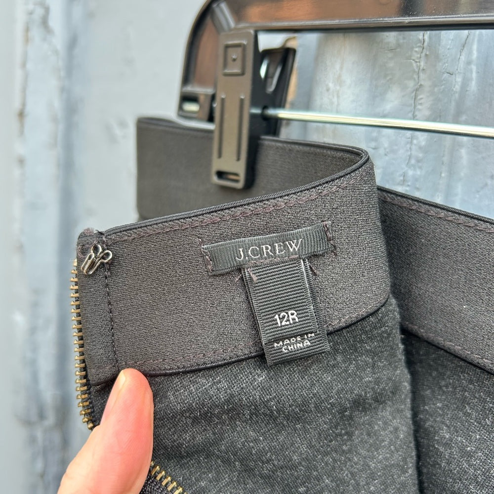 J Crew Gray Pixie Pant, size 12