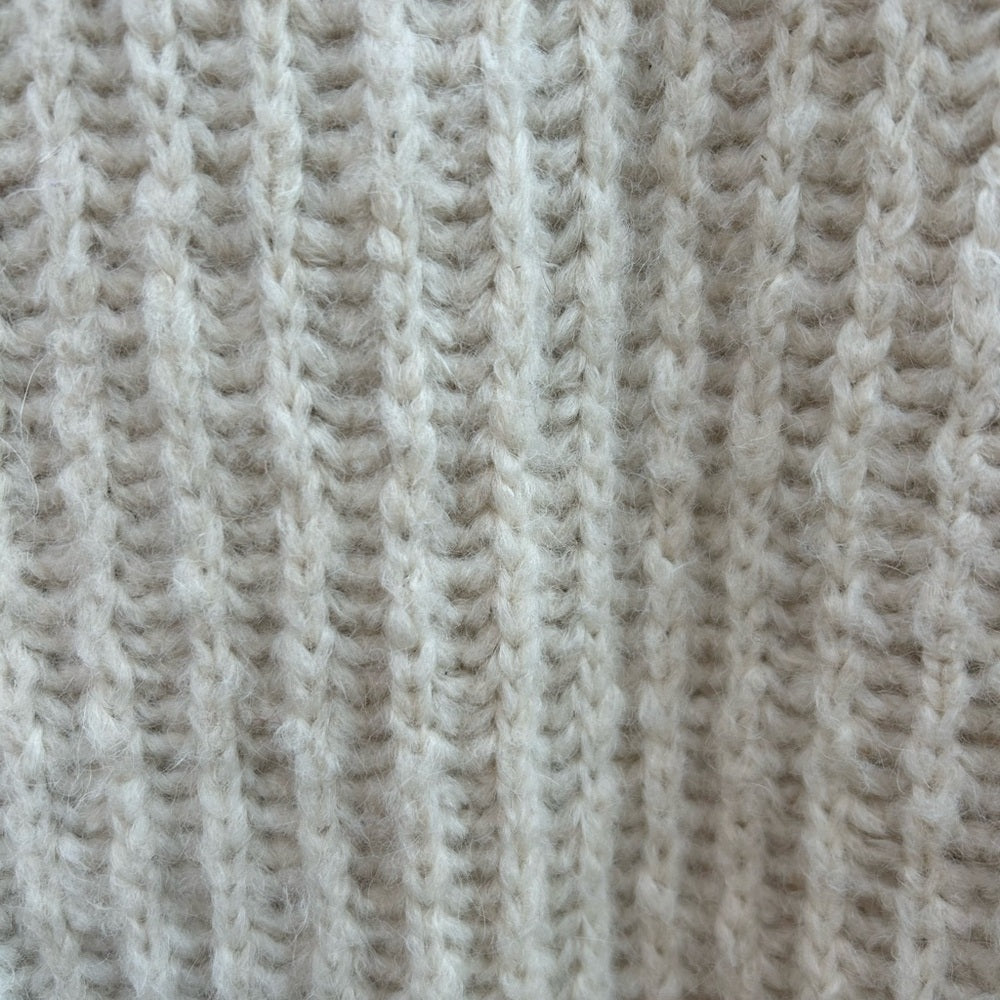 Sandro Paris Cream Alpaca Wool Sweater, size “1” (Small)