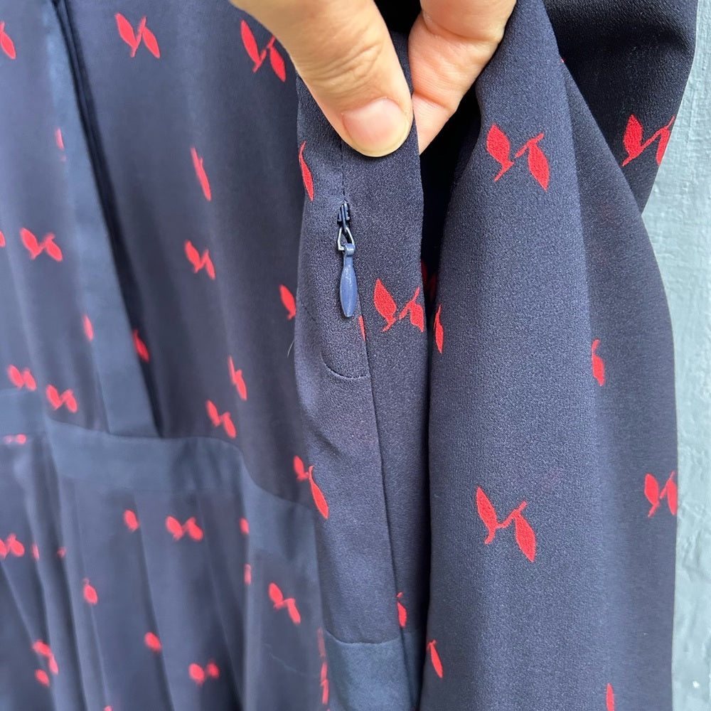 J Crew Pleat Detail Dress, Size 8
