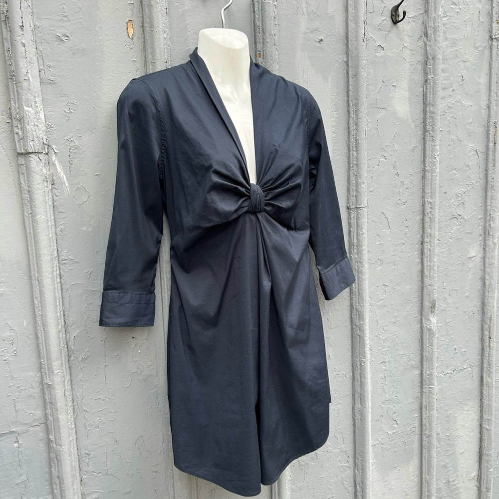 Sara Roka Navy Shirt Dress, size 2/4