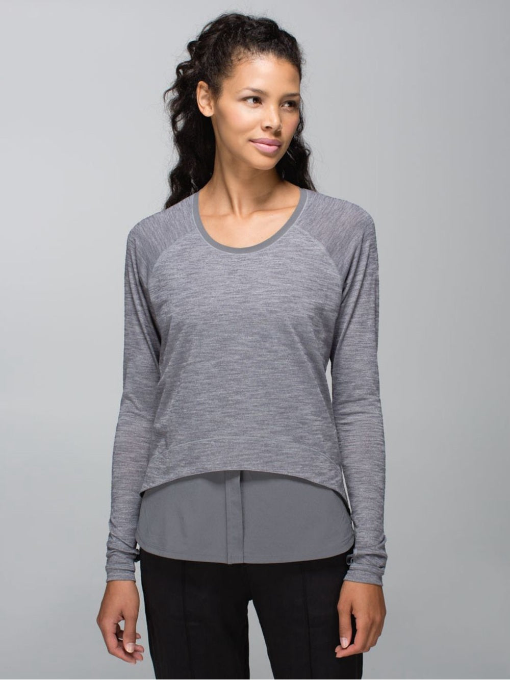 Lululemon Layered Long Sleeve Tee, approx size 6