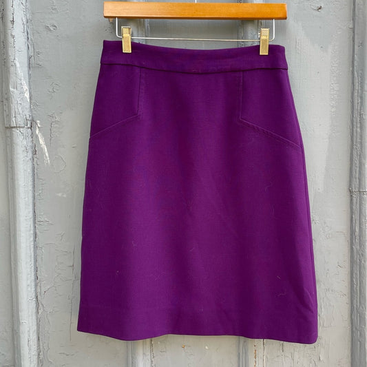 Kate Spade Skirt The Rules Purple Midi Skirt, size 4