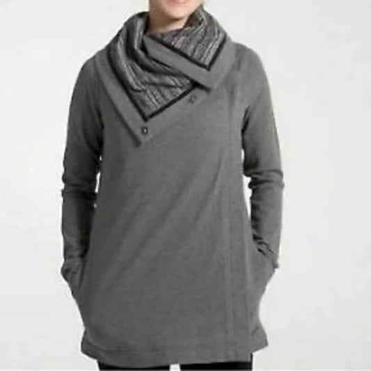 Lululemon dark Grey Savasana Wrap Sweater, BNWT, size 6