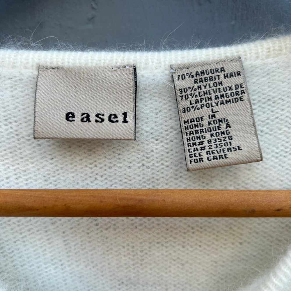 Easel Angora Sweater, size Large