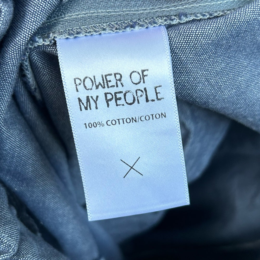 Power of My People - The Minimalist - Indigo Wayward Fit Pants SIZE S