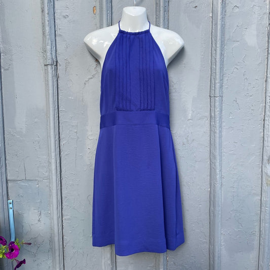 Banana Republic Cobalt Blue halter dress, Size 4