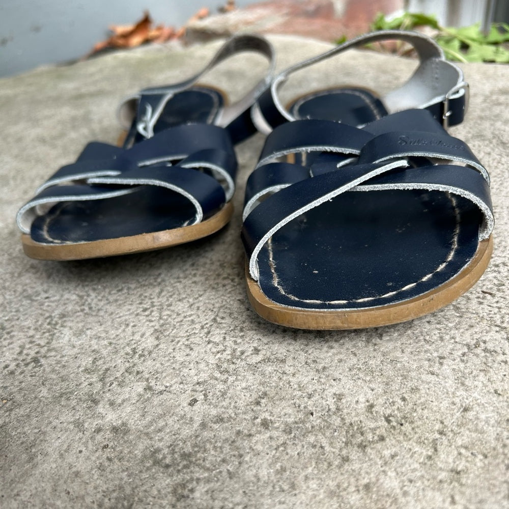 SALTWATER sandals classic black Size 9