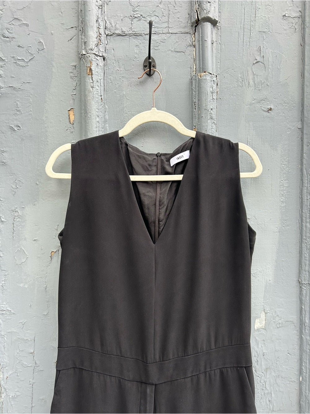 Index Black Silk jumpsuit, size M