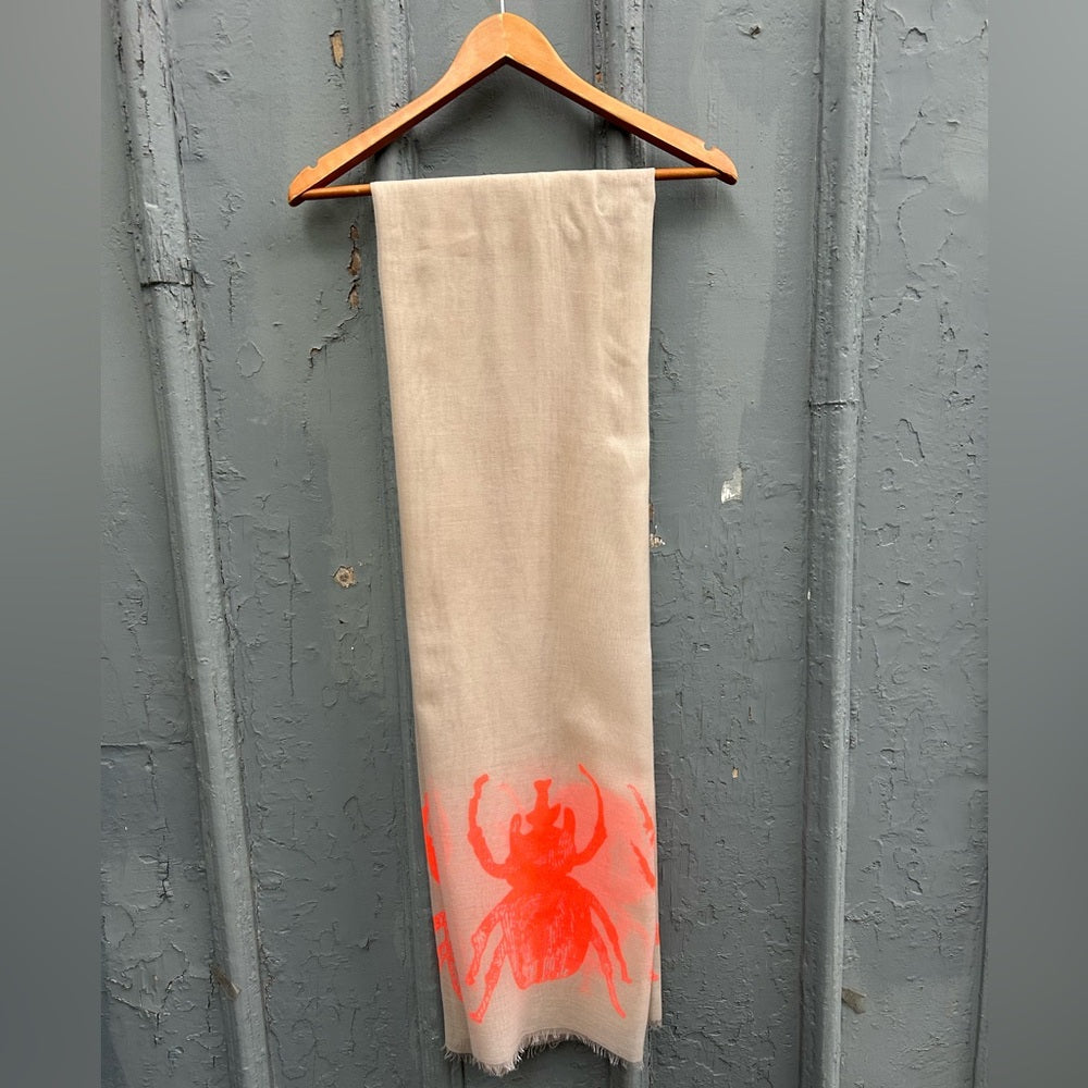India Hicks Neon Bug “The Siren” Scarf, 82” x 36”