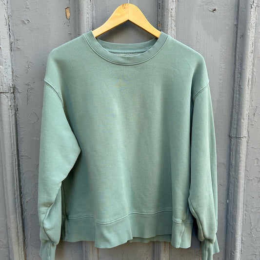 TNA cozy af green sweatshirt, size “1” (Small)