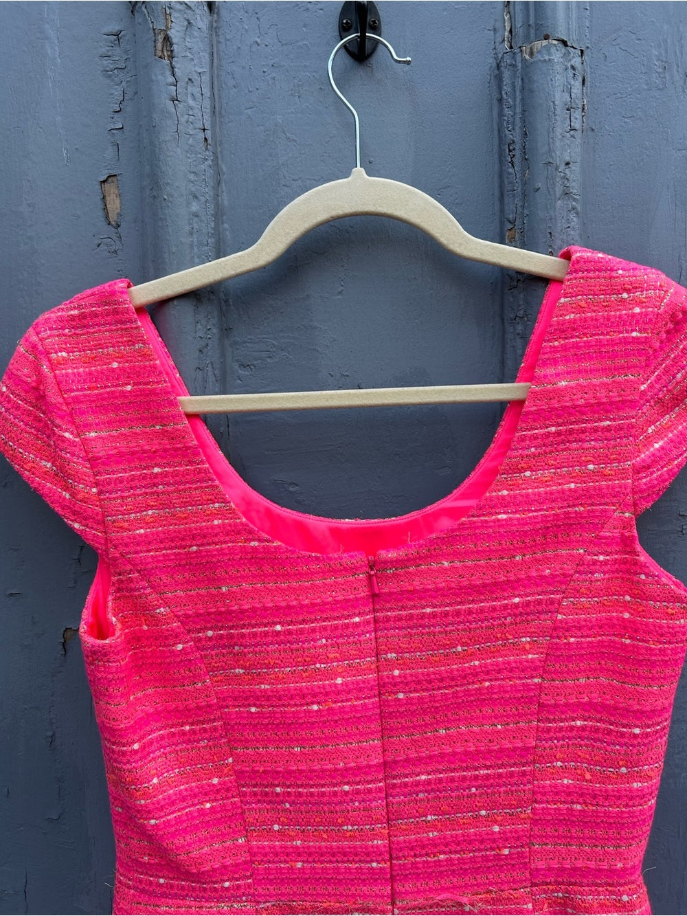 Lilly Pulitzer Pink Metallic Brocade Shift, size 6