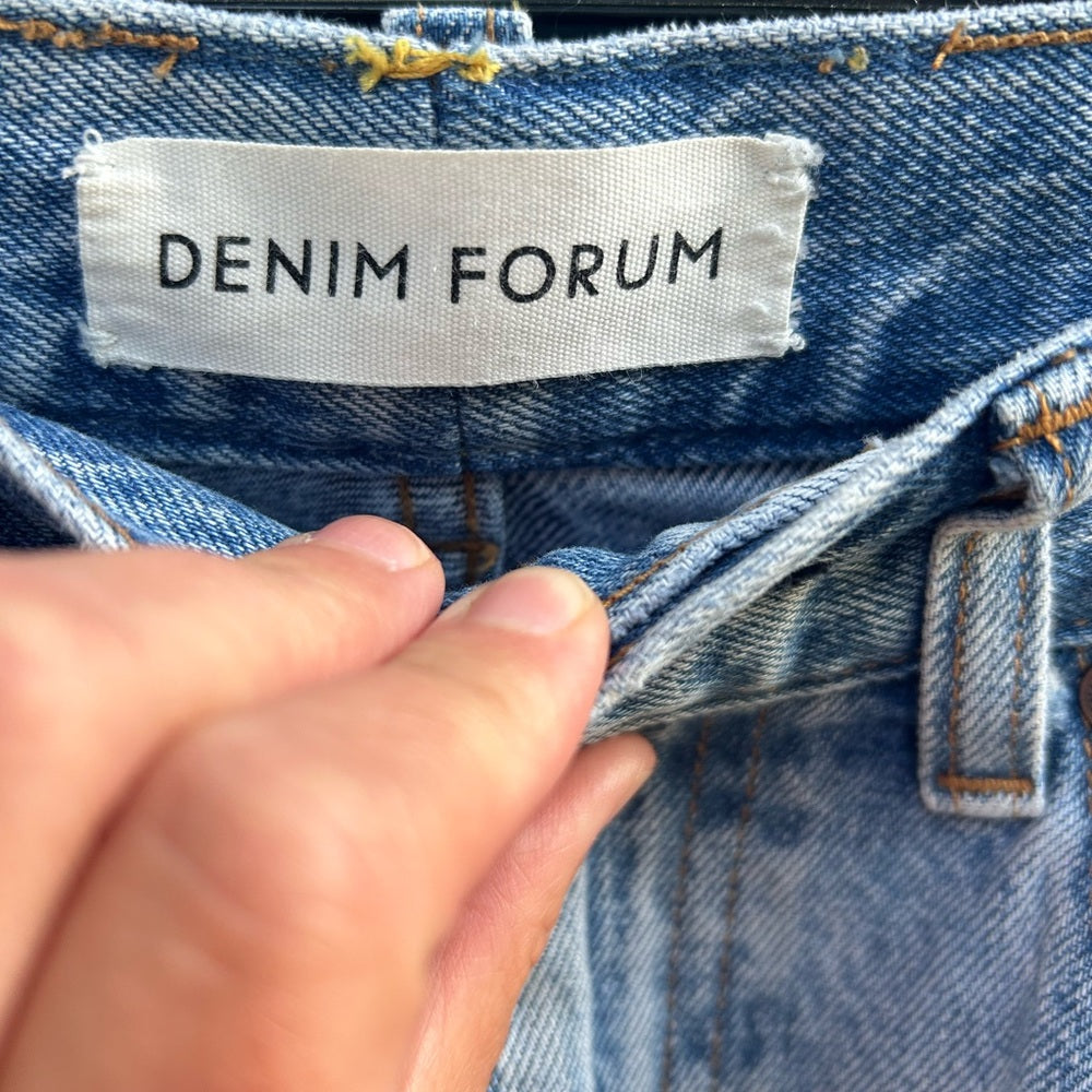 Denim Forum The Marlene 60s High Rise Flare size 28