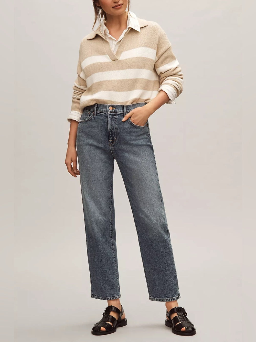 Modern American Highland Boyfriend Jean, size 28