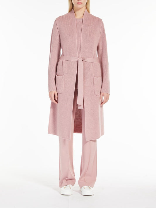 Max Mara Leisure Knitted Wool Waistcoat, BNWT, Pink, size M