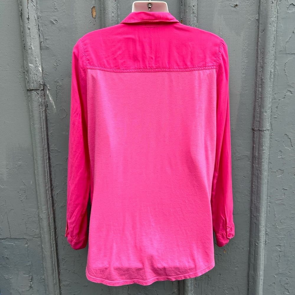 Splendid Pink button down, size M