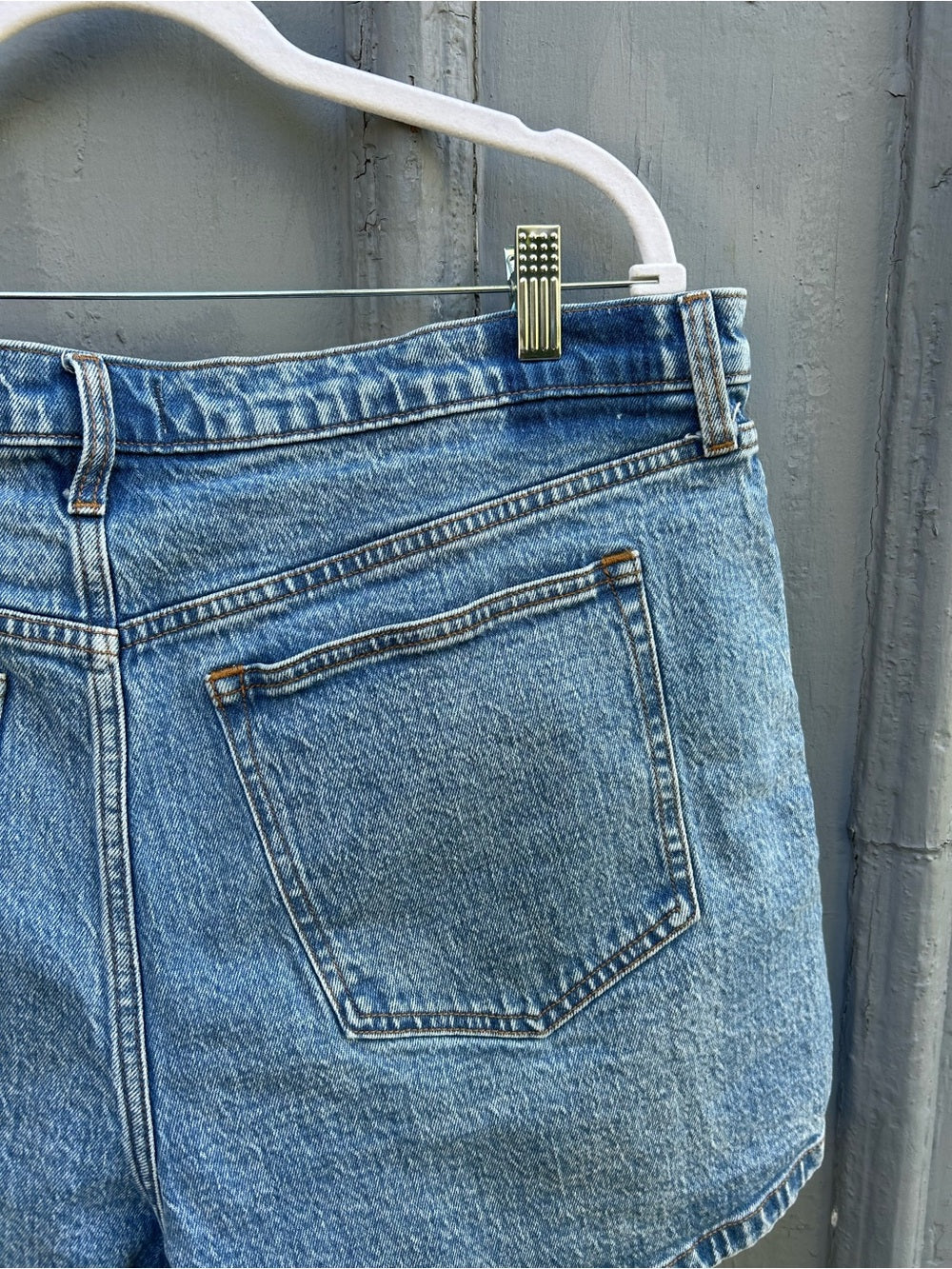 Abercrombie & Fitch Denim Dad Shorts, size 34/18