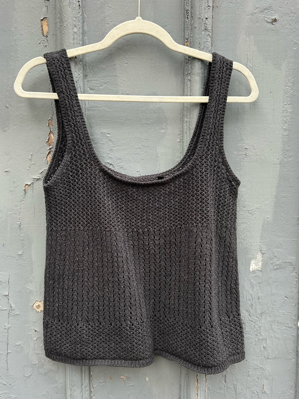 Kotn Grey Blue Samia Knit Tank, Size M