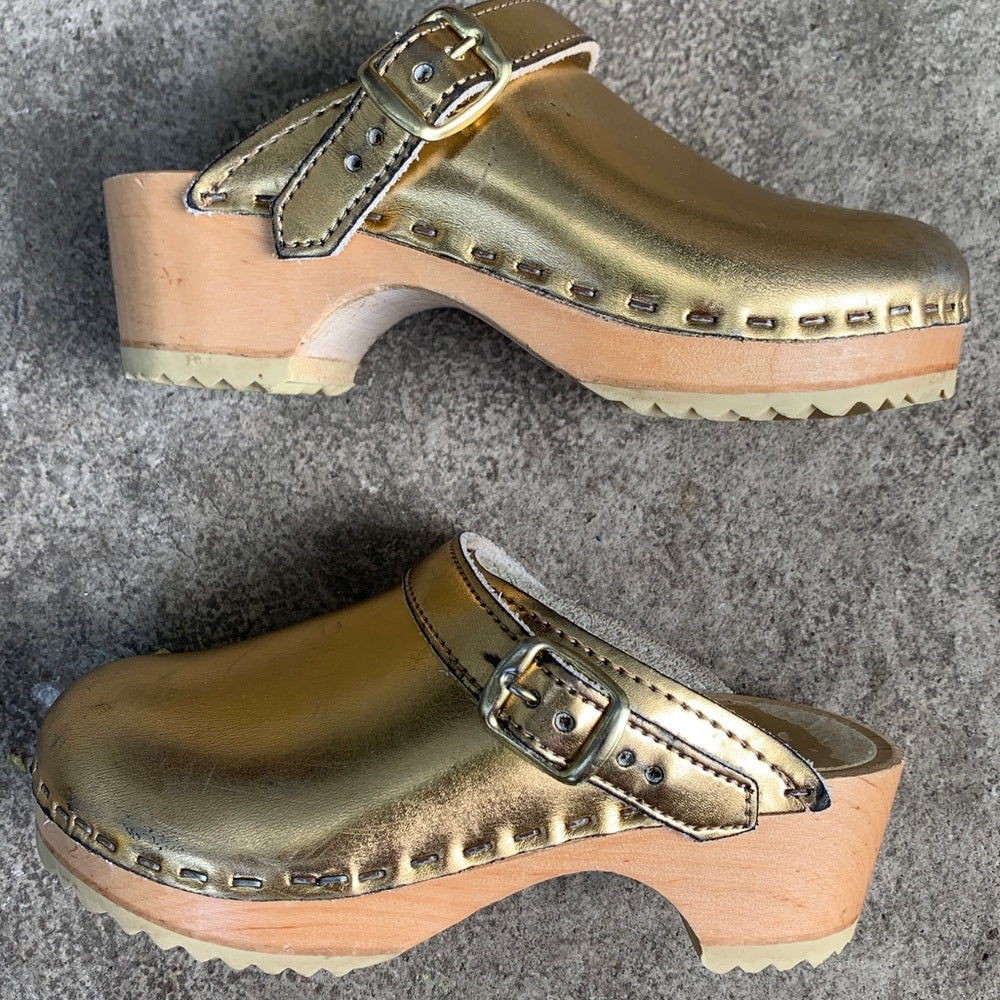 Sven gold Childrens clogs, EU 28 (Toddler 11)