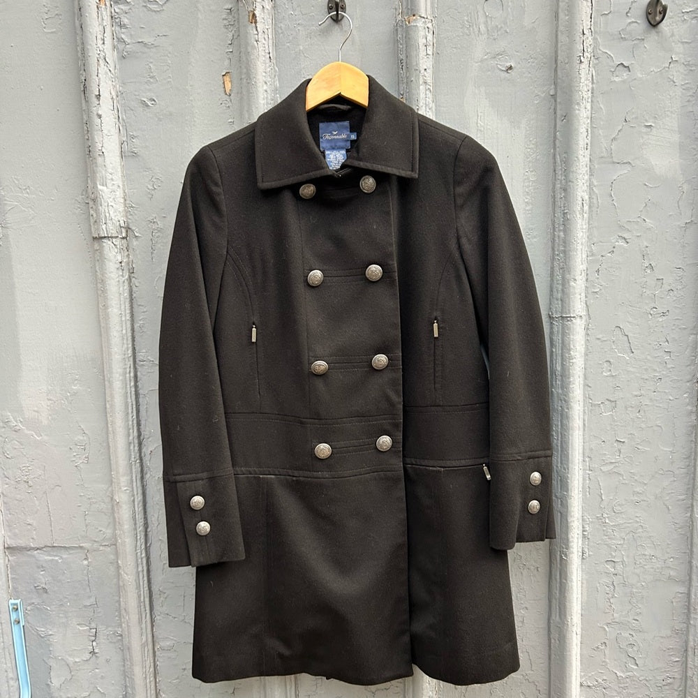 Faconnable x Loro Piana Military Pea Coat, size XS