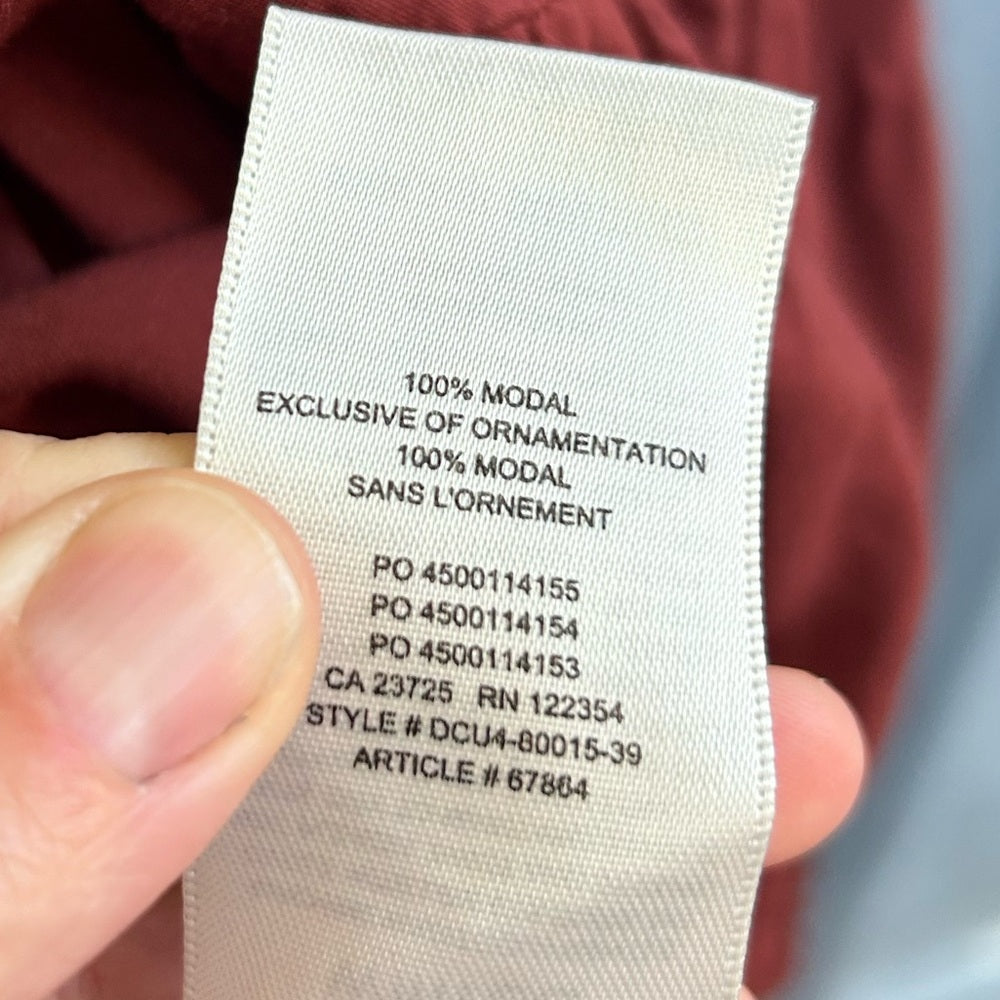 Wilfred Burgundy Sidonie Dress, size M
