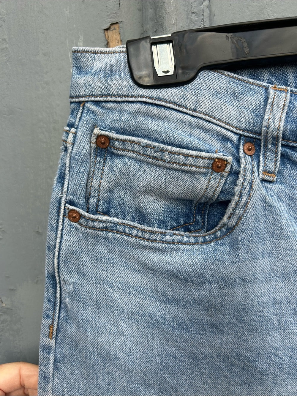 Denim Forum Arlo High Rise Straight, size 30