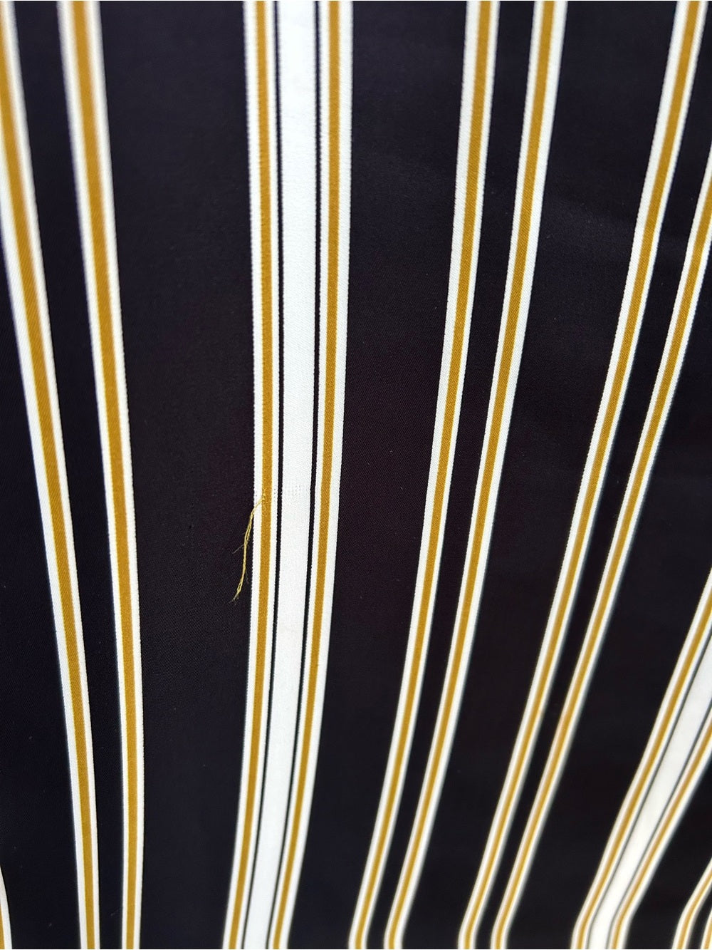 Joseph Ribkoff Black & Gold Stripe Jumpsuit, Size 16