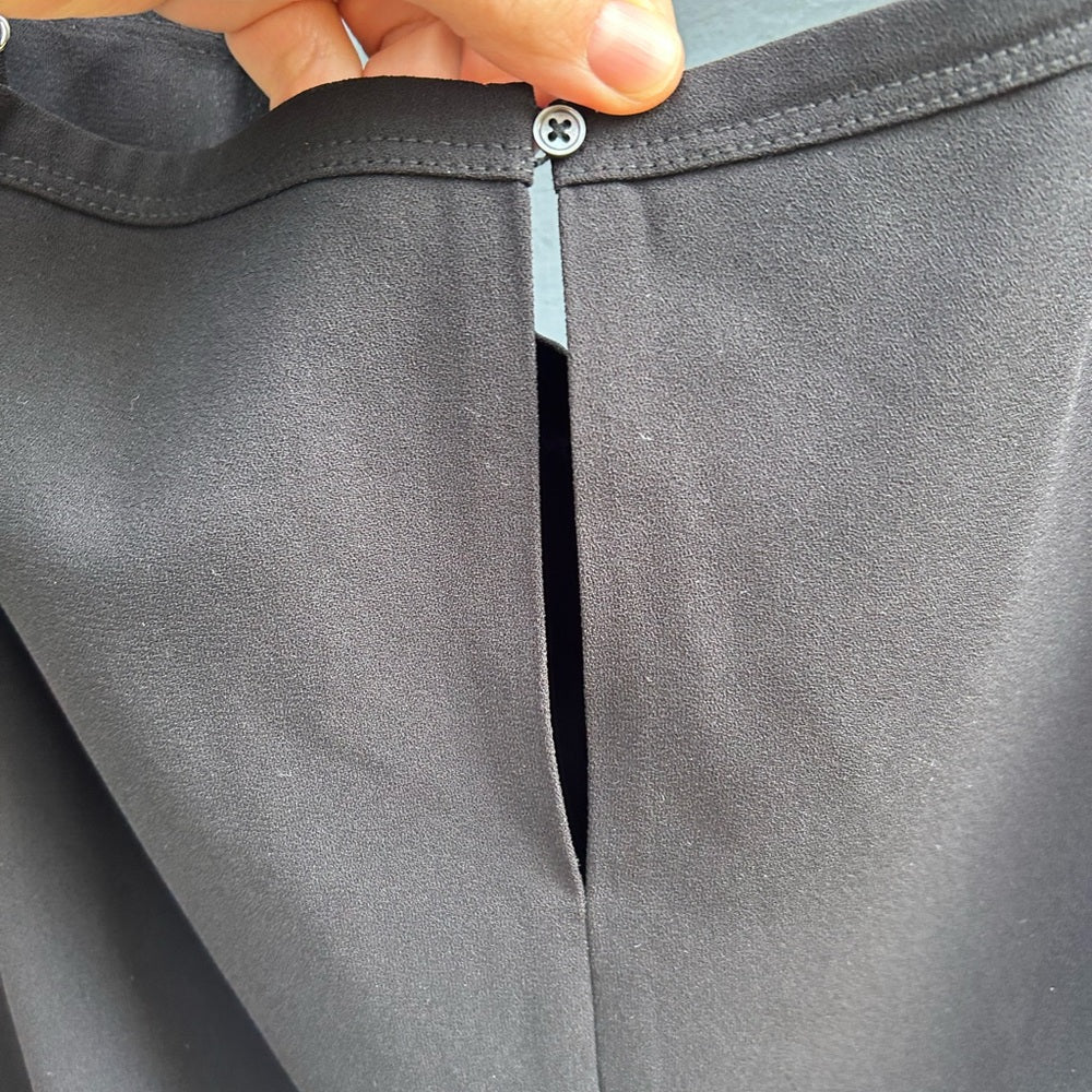 T by Alexander Black Wang Midi shift dress with side slit, size 4