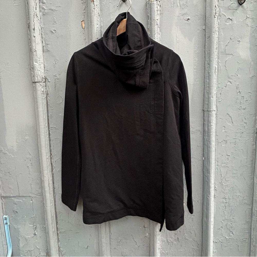 Lululemon black Savasana Wrap Sweater, size 6