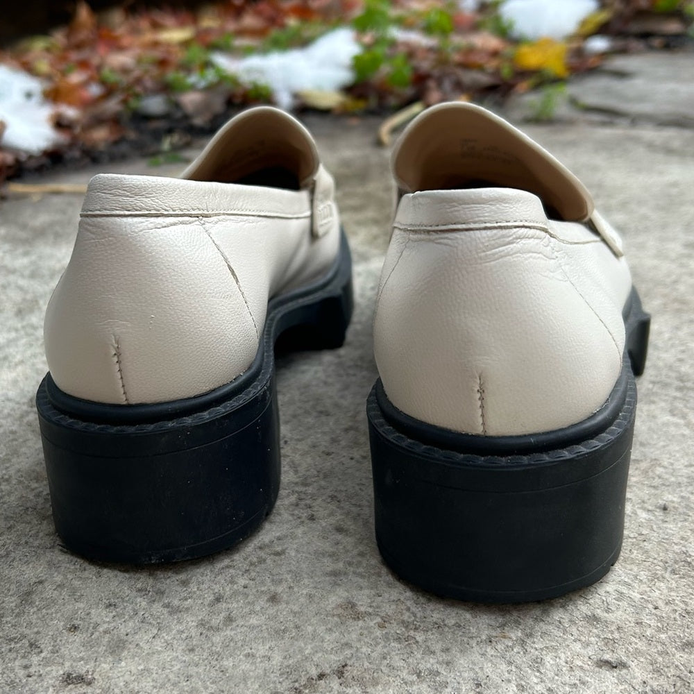Coach Leah Lug Sole Loafer, BNWOB, size 7.5