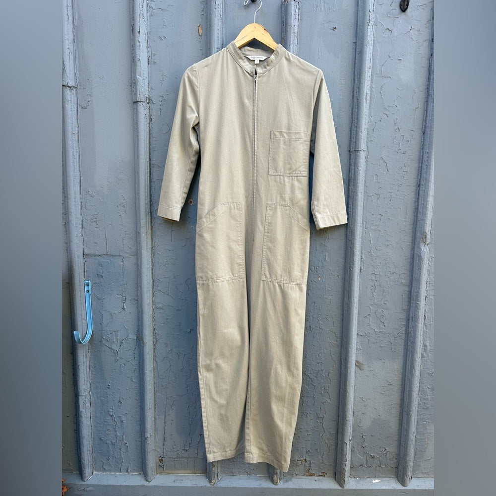 Dagg & Stacey Finch light khaki boiler suit, size 4