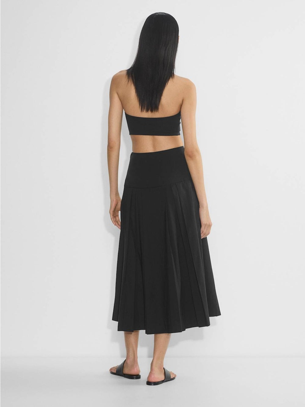 Babaton Chandelier Black Poplin Skirt, BNWT, size 10
