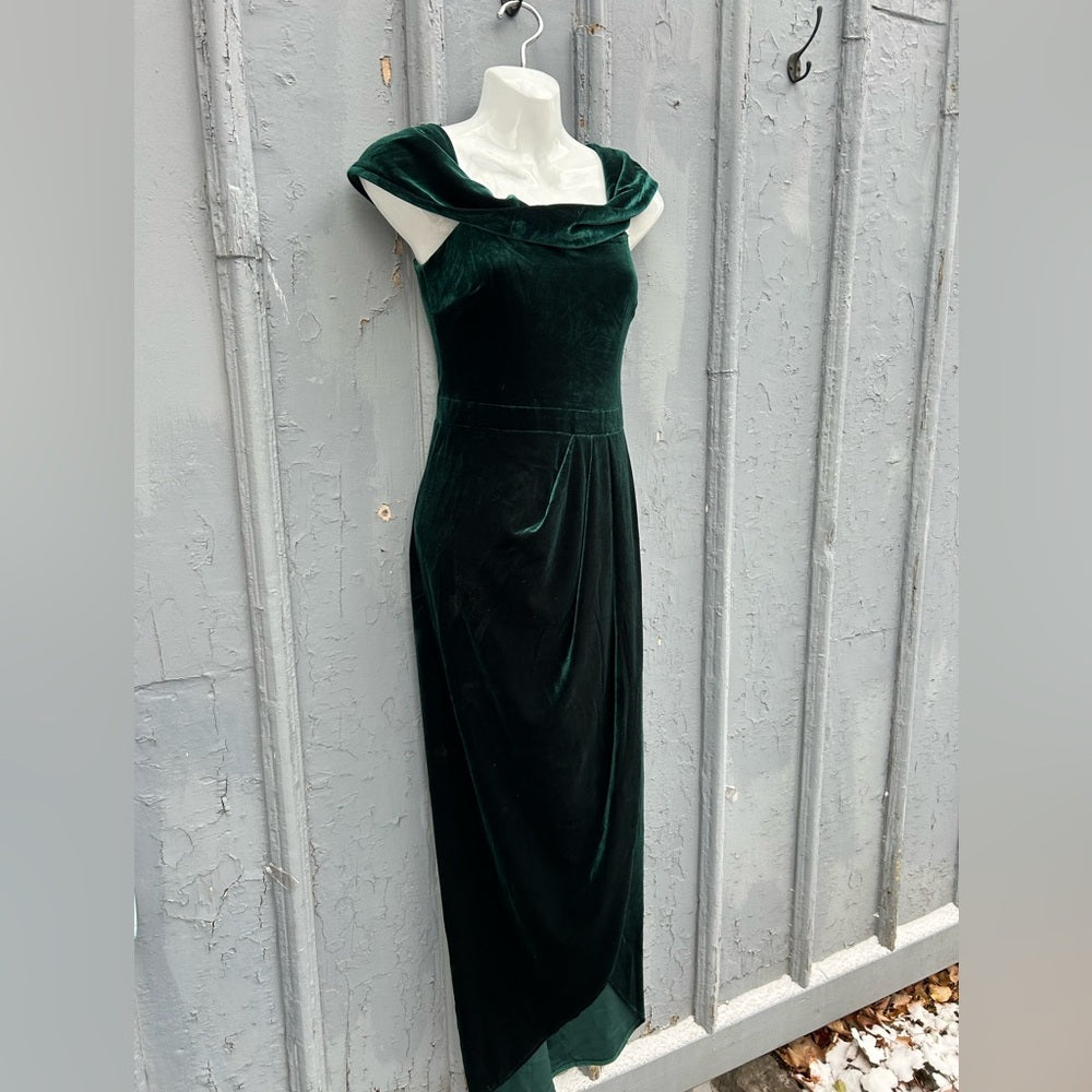 BHLDN Anthropologie Edison Velvet Dress, size 2