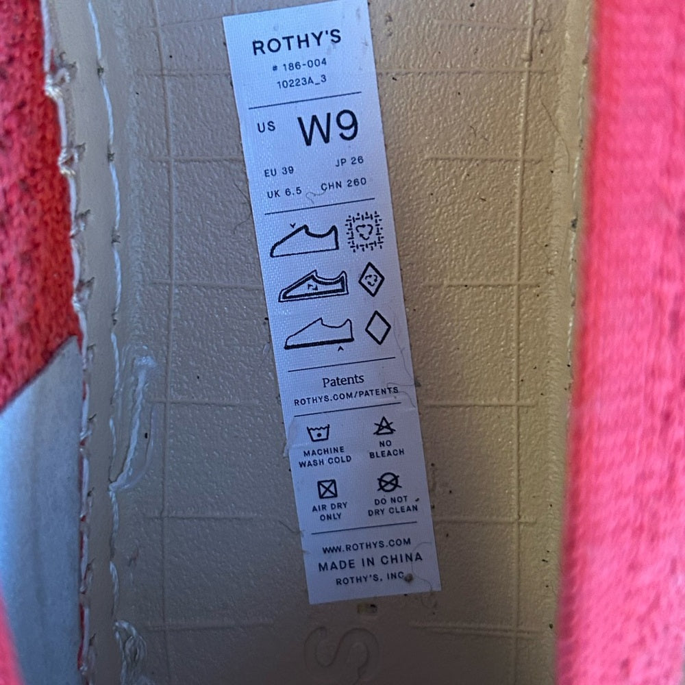 Rothy’s The Espadrille Flats, size 9