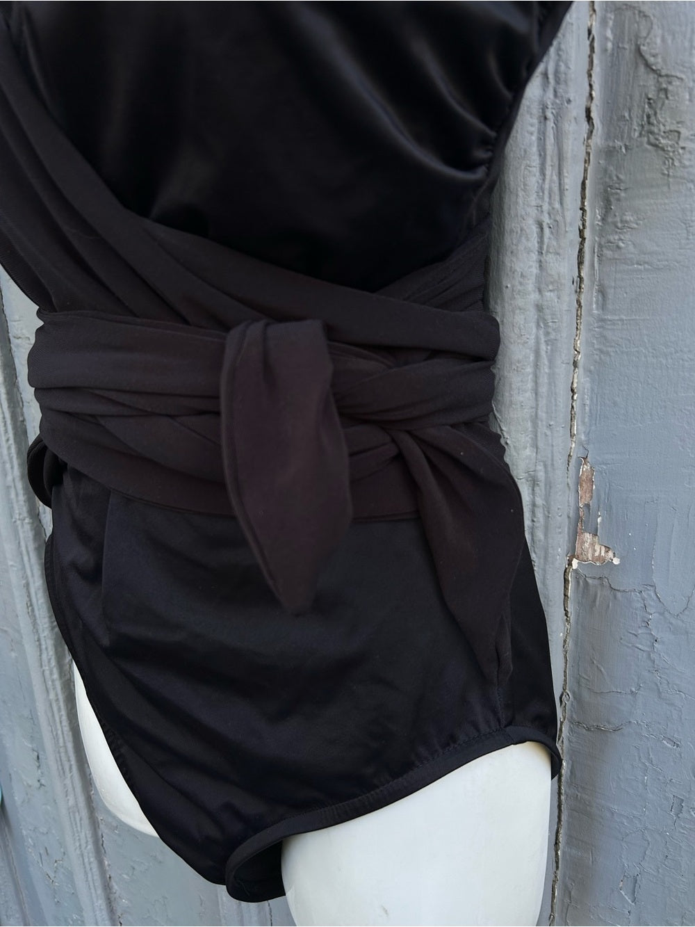 Magic Suit/  Miracle Suit black wrap front, size 10