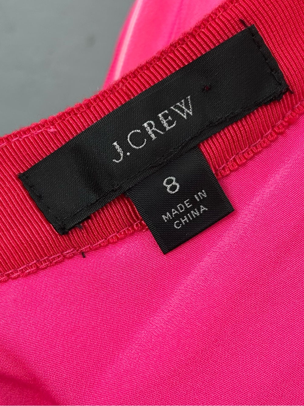 J Crew Pink pleated skirt, size 8