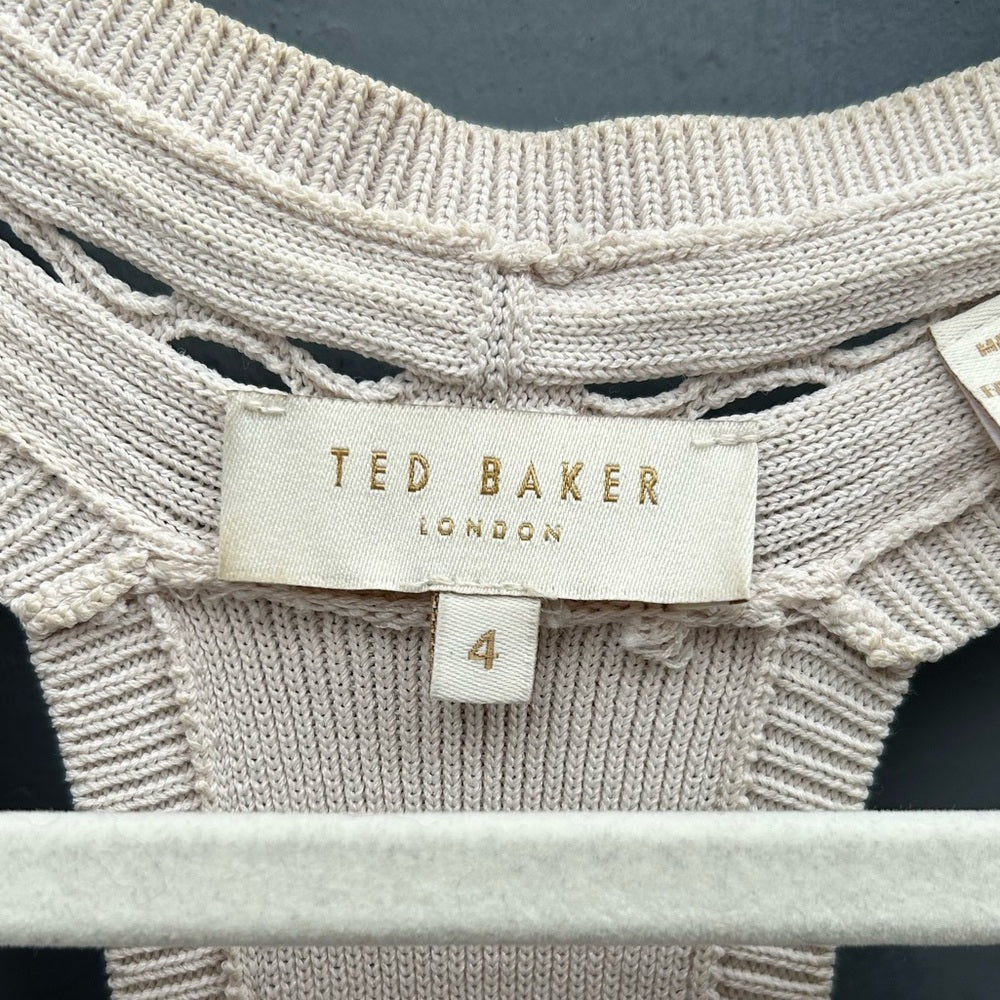 Ted Baker knit Yensine Tank, size Ted “4” (8/10)