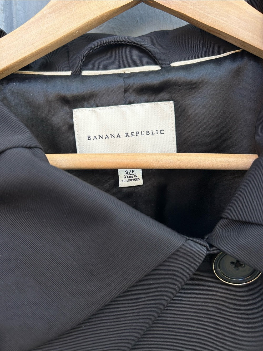 Banana Republic Black Puff Sleeve Jacket, size S
