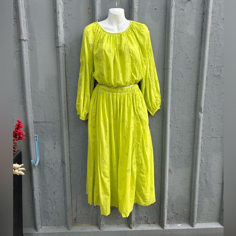 Velvet by Graham & Spencer Yara Cotton Eyelet Set, size xs/s