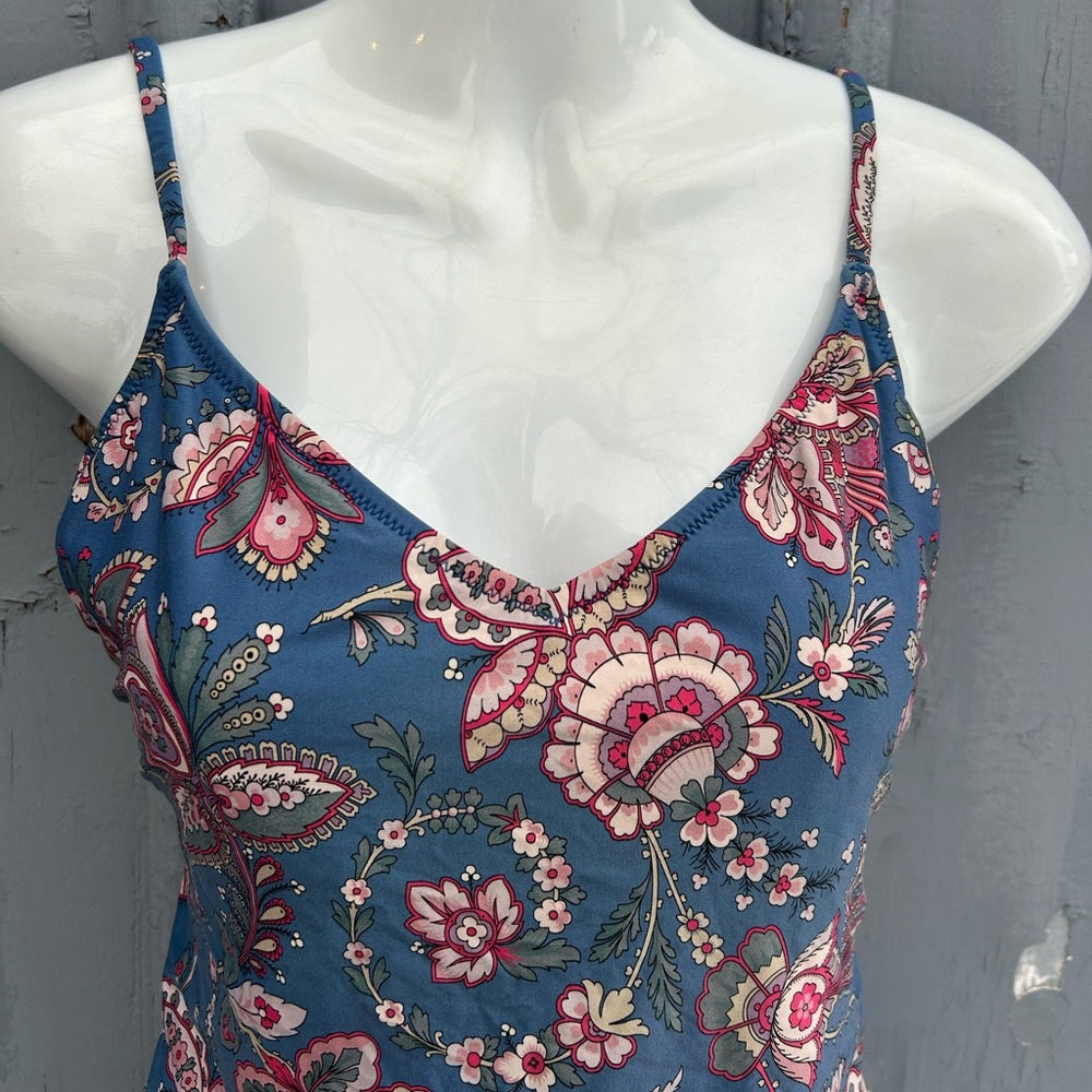 J Crew Liberty Print Ballet One Piece, size 8