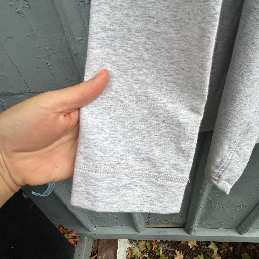 Lululemon light Grey Savasana Wrap Sweater, size 6