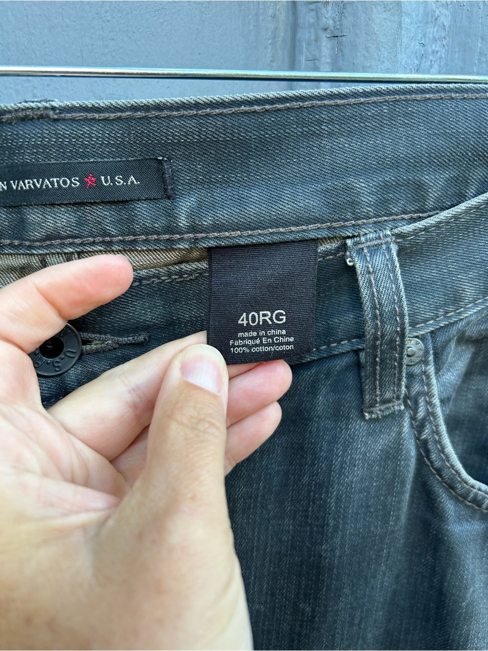 John Varvatos Bowery fit jeans, size 40