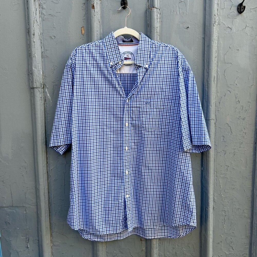 Paul & Shark Grid Check Button-down, size 43 (approx XXL)