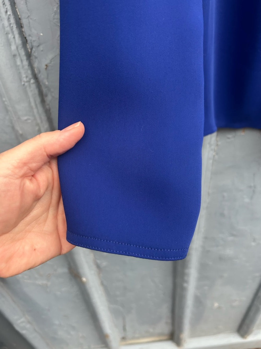 Aritzia Royal Blue Babaton Power blouse, Small