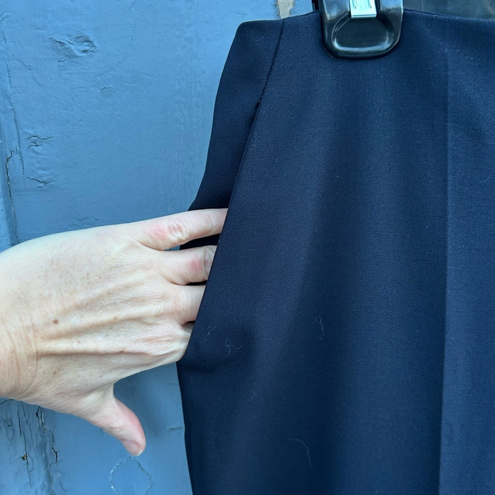 Nanushka Tulip Cady Flared Pants with Slit, size XL