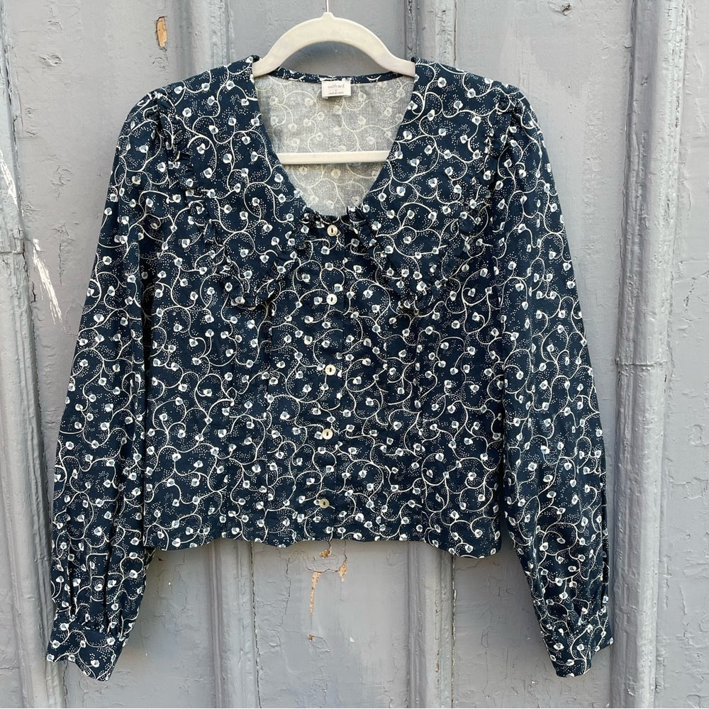 Wilfred Blythe Prairie Floral Blouse, Size Small