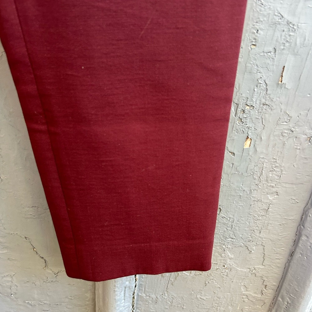 Judith & Charles Wine slim pants, size 4