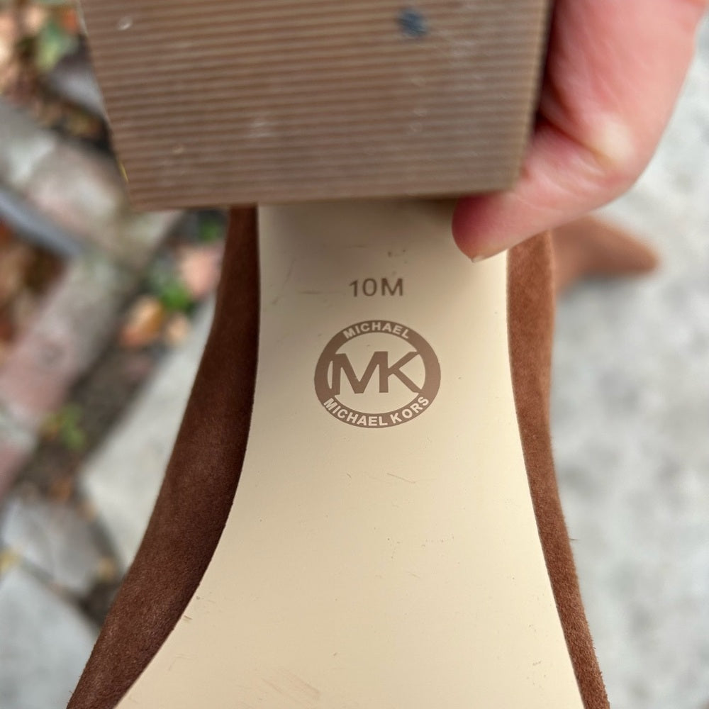 MICHAEL MICHAEL KORS Leigh Suede Boot, size 10