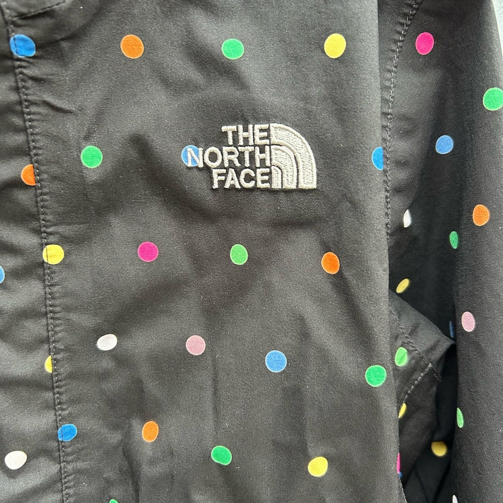 The North Face Girls Polka Dot Rain Jacket, size Large (12)